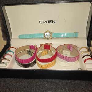 Gruen Watch With Interchangeable Bands An Bevals
